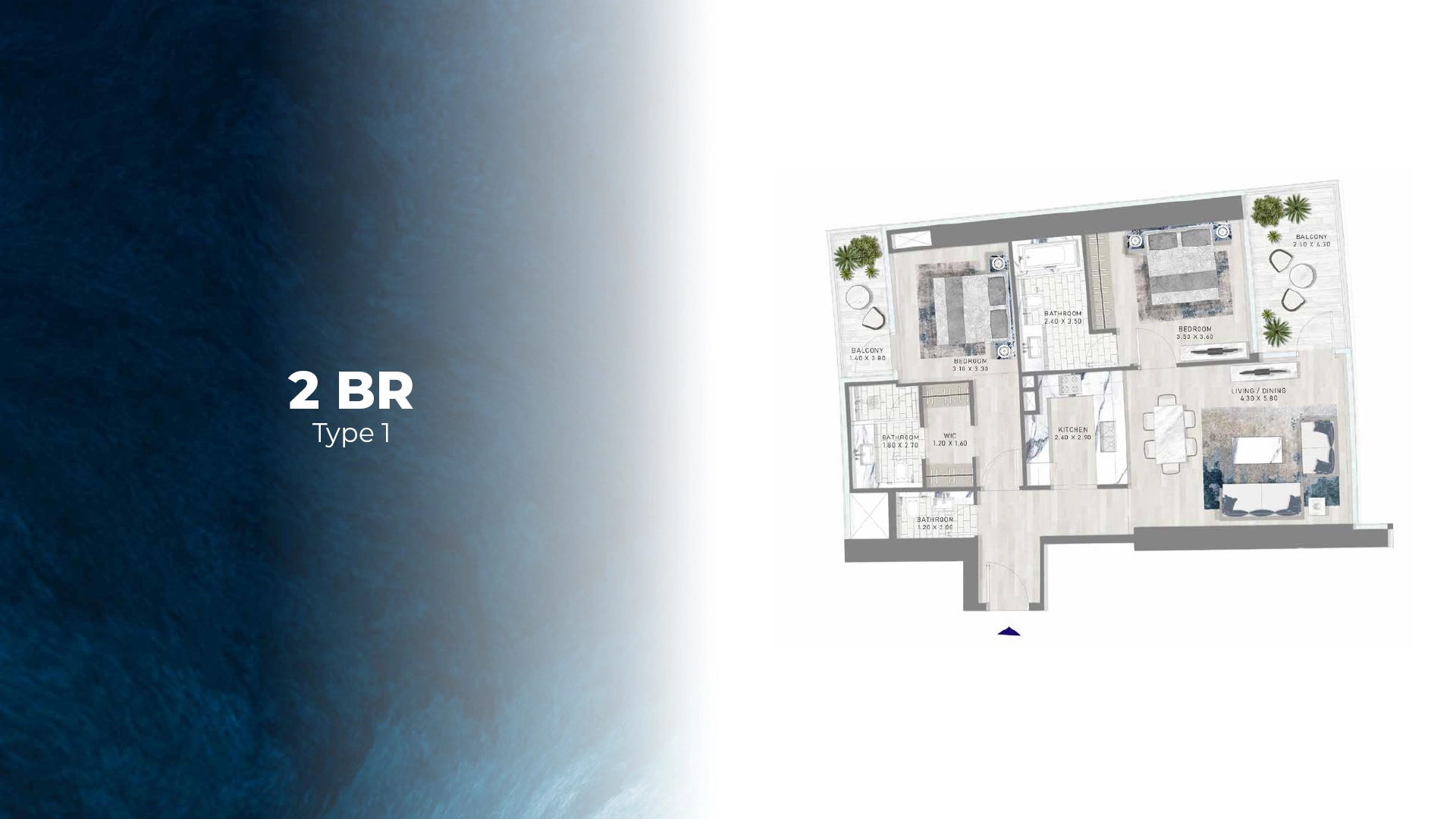 2 BR - Type A
